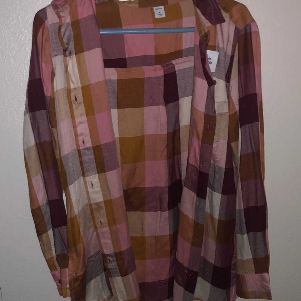 Blush colors flannel